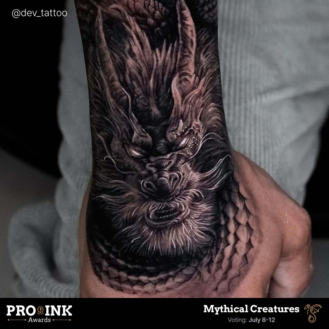 Mythical Creatures by @dev_tattoo