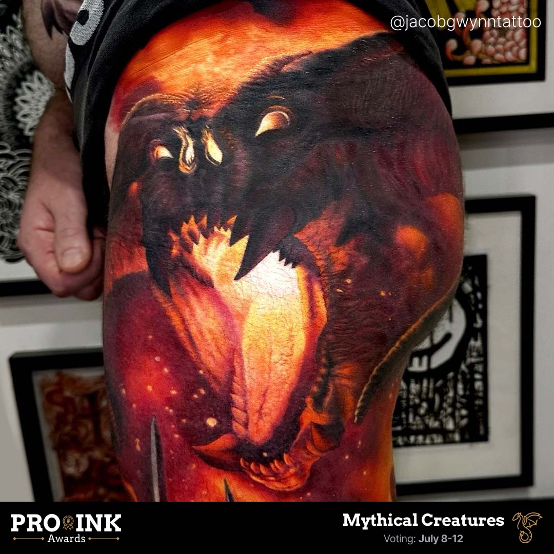 Mythical Creatures by @jacobgwynntattoo