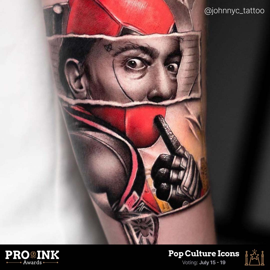 Pop Culture Icons by @johnnyc_tattoo