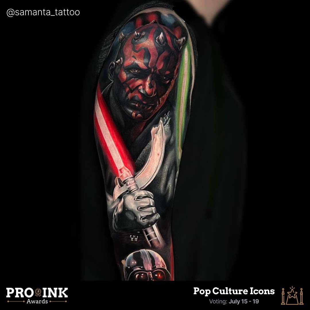 Pop Culture Icons by @samanta_tattoo