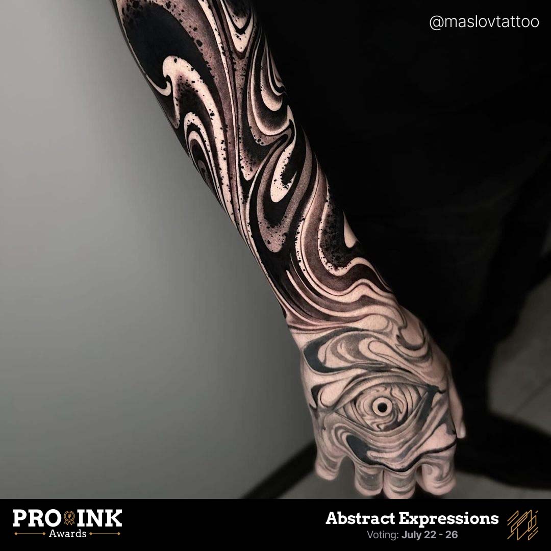 Abstract Expressions by @maslovtattoo