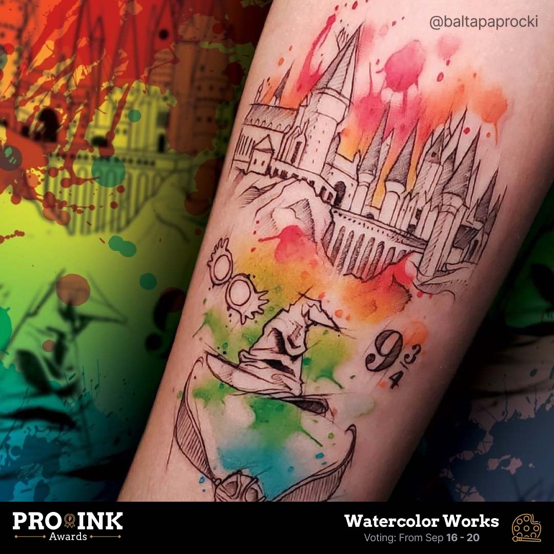 Watercolor Works by @baltapaprocki