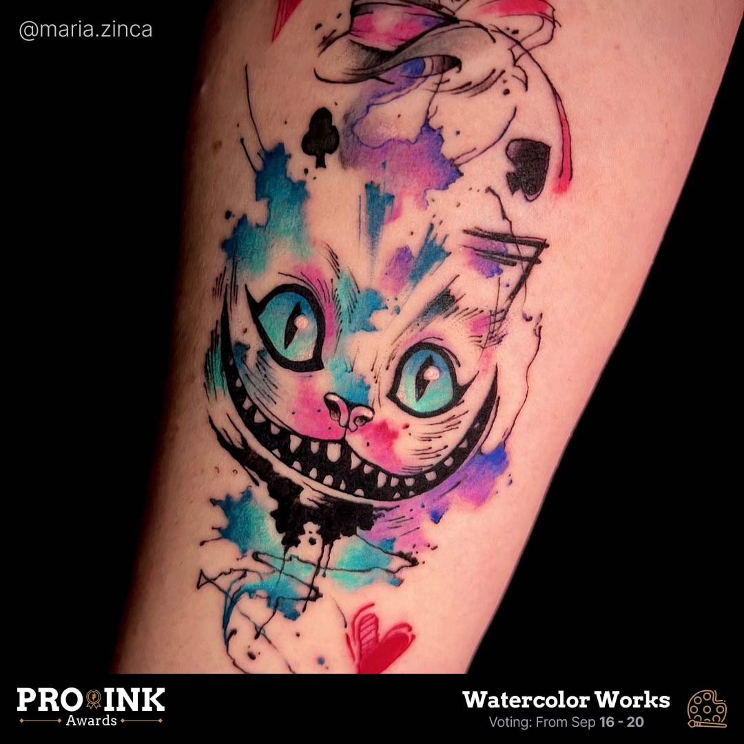 Watercolor Works by @maria.zinca