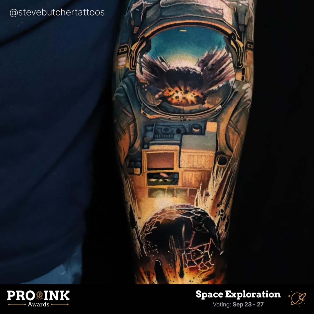 Space Exploration by @stevebutchertattoos