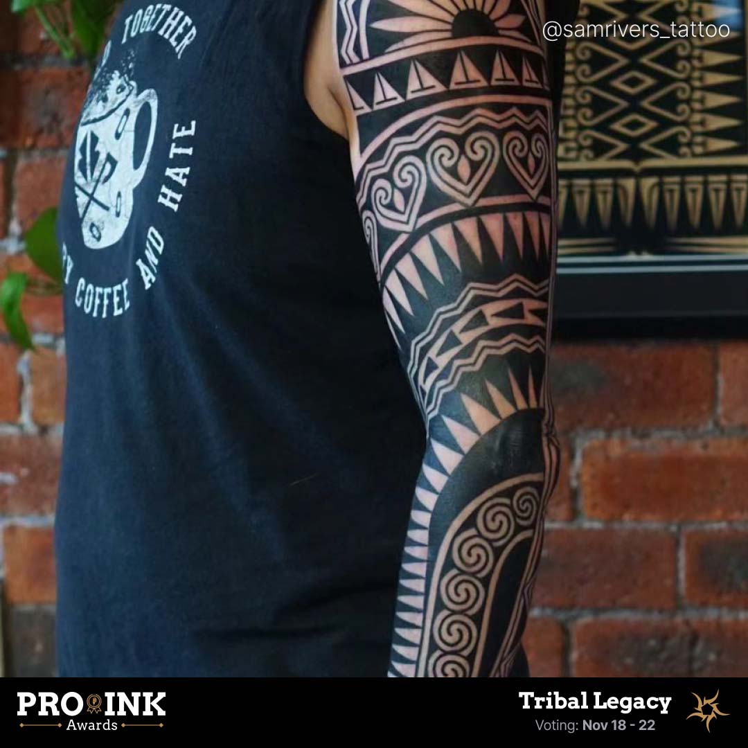 Tribal Legacy by @samrivers_tattoo