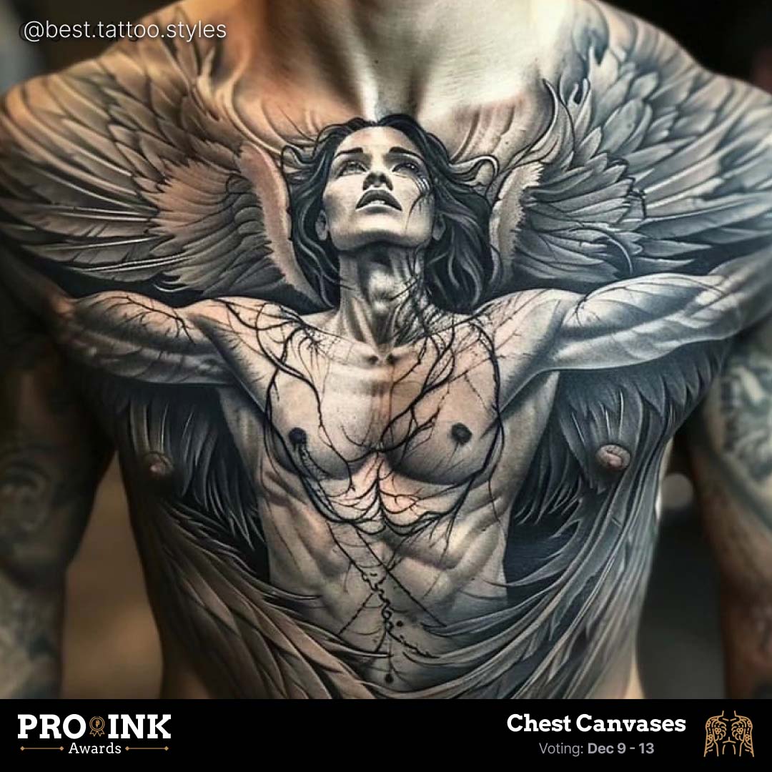 Chest Canvases by @best.tattoo.styles