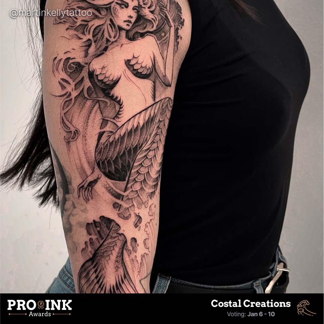Coastal Creations by @martinkellytattoo