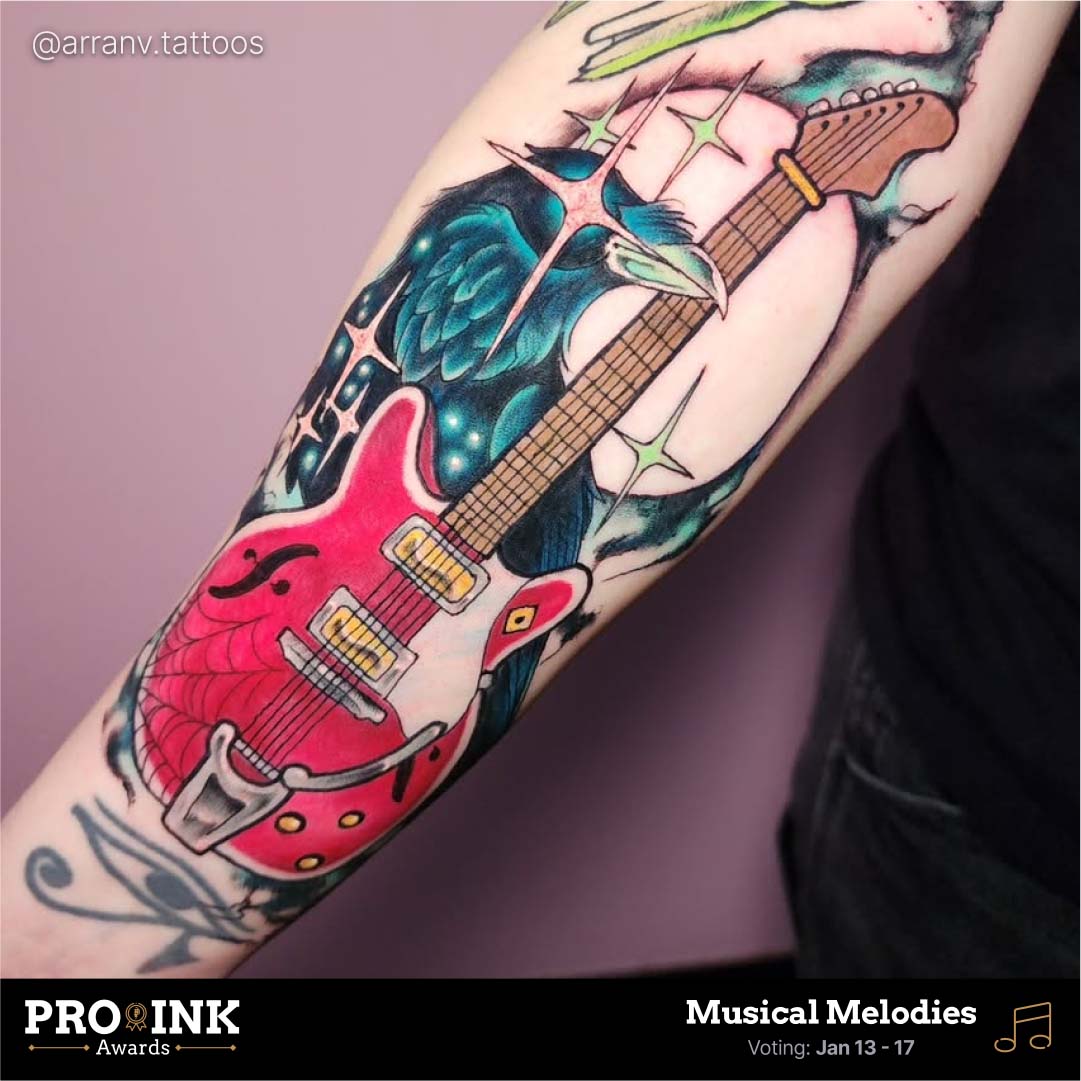 Musical Melodies by @arranv.tattoos