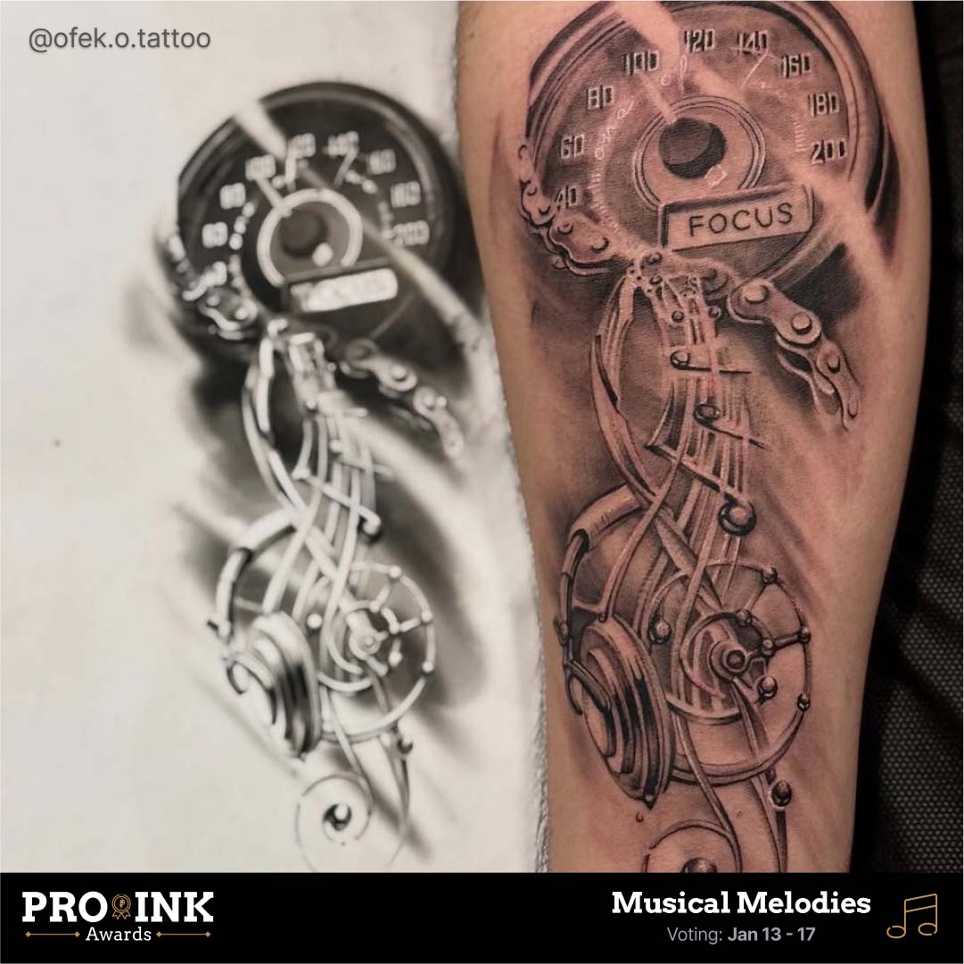 Musical Melodies by @ofek.o.tattoo