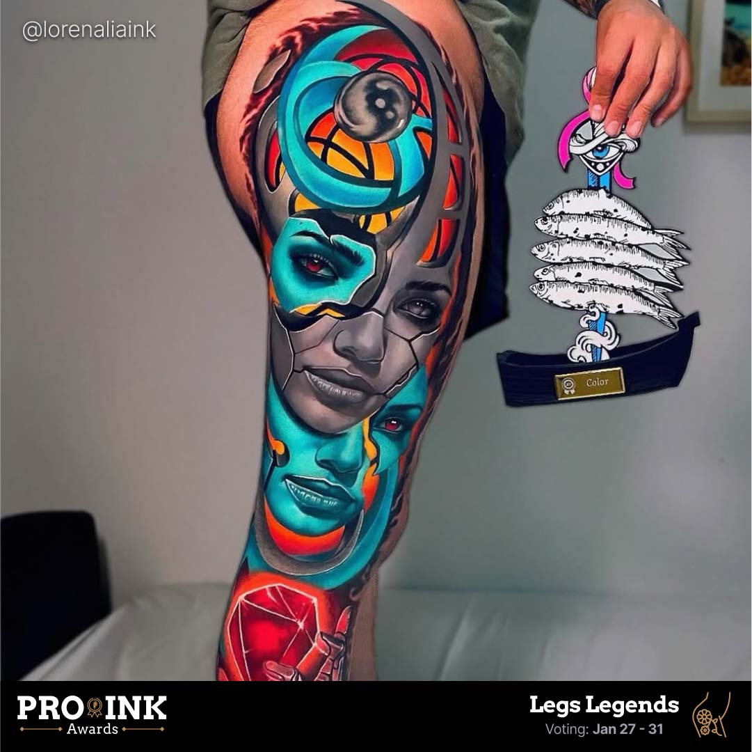 Leg Legends by @lorenaliaink
