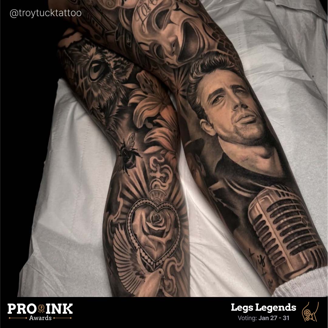 Leg Legends by @troytucktattoo
