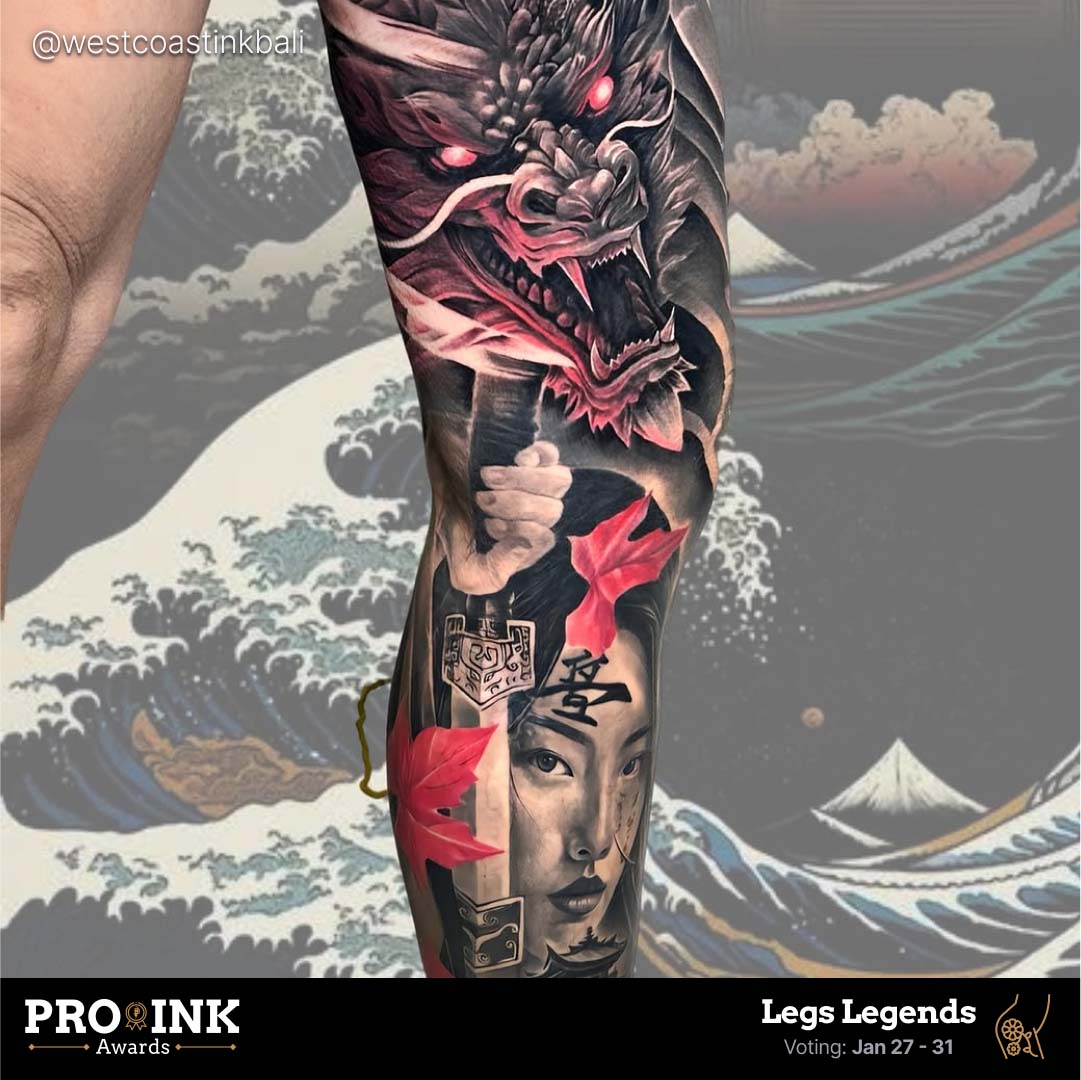 Leg Legends by @westcoastinkbali