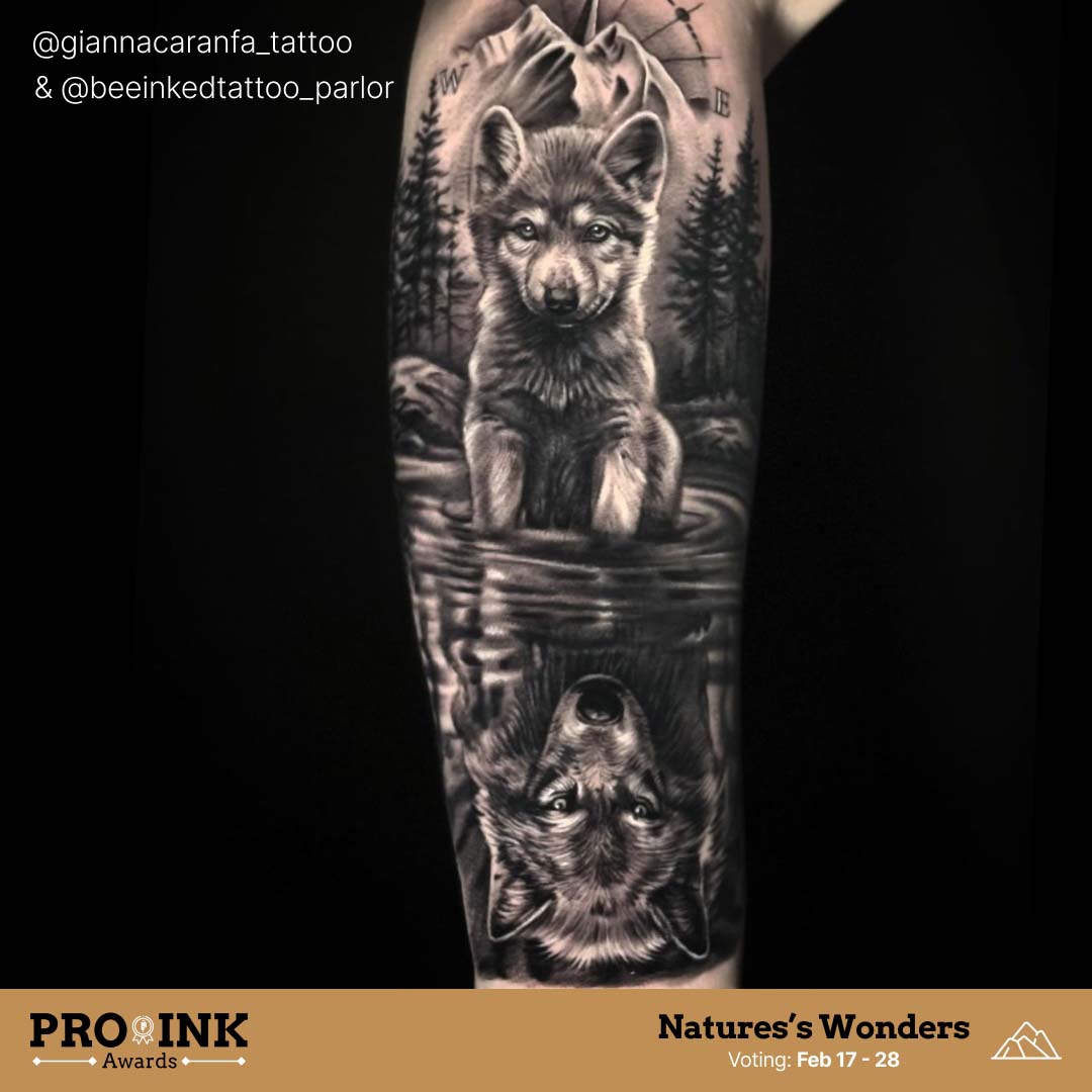3rd Place Winner by @giannacaranfa_tattoo